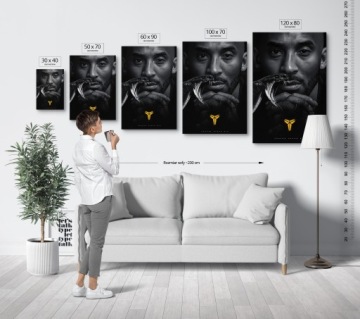 Картина на холсте на стену для гостиной KOBE BRYANT POP00051 30x40