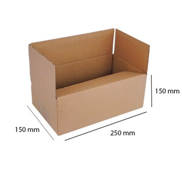 KARTON KLAPOWY 250x150x150 PUDŁO PUDEŁKO - 20 szt