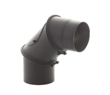 Kolano nastawne KNSR200/90-CZ2 czarne 2mm Darco