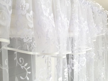 FIRANA GOTOWA 400x150 FIRANY FIRANKA BIAŁA ŁUK