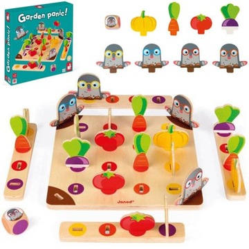 Gra wyścig Strzeż się kreta! dla 2-4osób Janod 3+