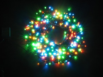 Lampki 500 LED IP 44 Zewnętrzne 50M MULTIKOLOR