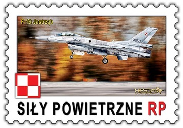 Magnes - Samolot F-16 Jastrząb podczas startu