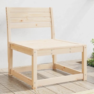 vidaXL Sofa ogrodowa, lite drewno sosnowe