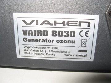 Озонатор Viaken VARO-8030 от L02