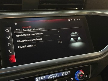 Audi Q3 II SUV 1.5 35 TFSI 150KM 2022 Audi Q3 Sportback 35 TFSI mHEV S tronic S line *Re, zdjęcie 39