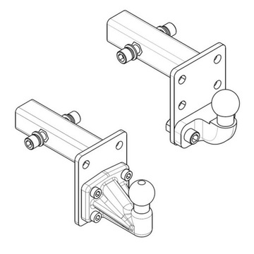Adapter Haka Hol. Regulacja Wysokości USA 50x50mm do Chrysler 300 2011-