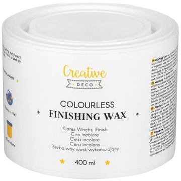 Бесцветный воск для ремонта деревянной мебели, защита поверхности, 500мл