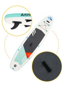 SUP BOARD Надувная доска для плавания 320 см МЕГА БОЛЬШОЙ КОМПЛЕКТ - Весла + Насос