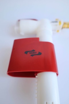 Zawór spustowy do spłuczki SANIT + Zawór nap 3/8