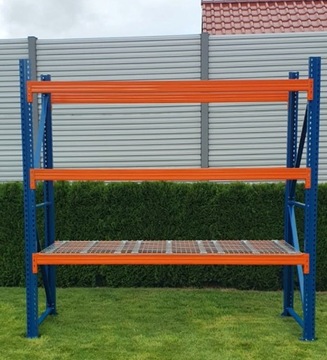 REGAŁ MAGAZYNOWY WYPEŁNIENIE Z SIATKI L-2,7m 3600kg
