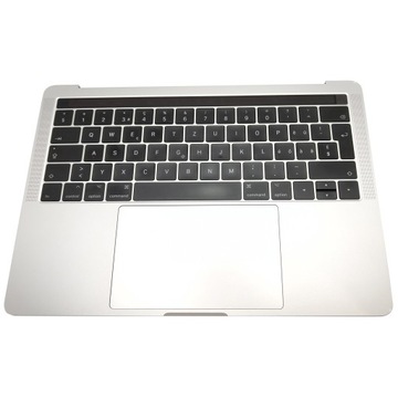 ORYGINALNY PALMREST KLAWIATURA NORDIC APPLE MACBOOK PRO 15 SREBRNY
