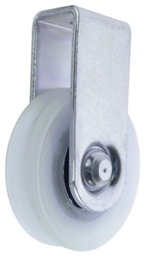 Rolka z mocowaniem fi 60mm, fi 10mm linka fi 8