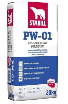 Gips szpachlowy Stabil start pw-01 20kg