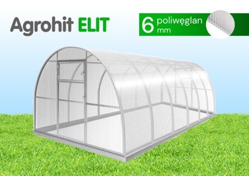 Агрохит ЭЛИТ теплица 3х6м поликарбонат 6мм тоннель