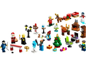 ПОДАРОЧНЫЙ НАБОР LEGO CITY ADVENT CALENDAR 2023 НОВЫЕ ФИГУРКИ XXL