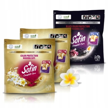 Sofin Kapsułki do prania Color Black Mix 72szt.