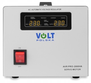 STABILIZATOR NAPIĘCIA AVR PRO 2000VA SERWOMOTOR 3%