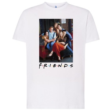 KOSZULKA MĘSKA BIAŁA FRIENDS L Y2