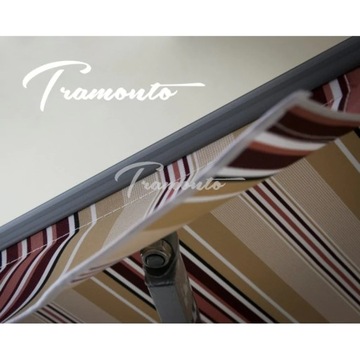 Тент электрический 500х300 Бежево-Бордовый СТД