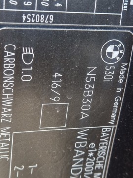 Bagažinės dangtis BMW E60 416/9 7122441 – nuotrauka 10