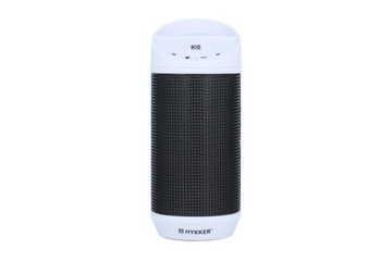 HYKKER GŁOŚNIK BLUETOOTH MP3 LAMPKA LED - BIAŁY