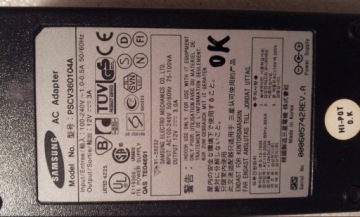 оригинальный блок питания для SAMSUNG 12В 3А PSCV360104A