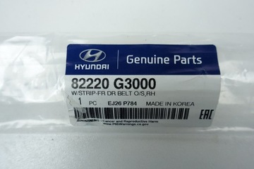 LIŠTA ZHRNUJÍCÍ PRAVÝ PŘEDNÍ HYUNDAI ELANTRA 17-