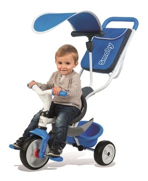 Smoby Tricycle 3in1 BABY BALADE бесшумные колеса