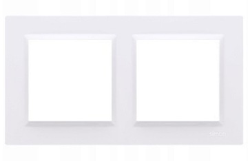 Ramka podwójna 2-krotna biała Simon10 CR2/11