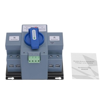 2P/63A Automatyczny Przełącznik Podwójnego Źródła Zasilania 220V