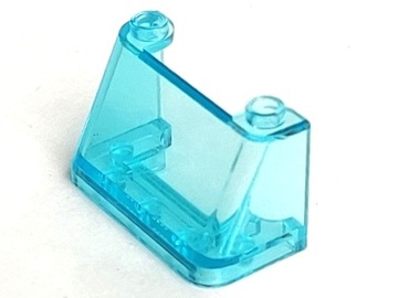 LEGO SZYBA TRANS-LIGHT BLUE 2X4X2 NR. 3823 - 1SZT.