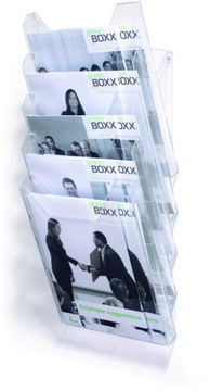 STOJAK NA ULOTKI A4 DURABLE COMBIBOXX 5 PÓŁEK