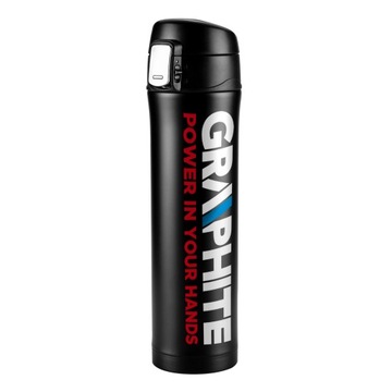 Termos kubek termiczny GRAPHITE czarny stal nierdzewna 450ml GD05