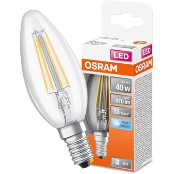 Żarówka LED ŚWIECZKA E14 4W 4000K Filament OSRAM