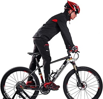 Ciepła kurtka windproof rower ROCKBROS YPW021 3XL