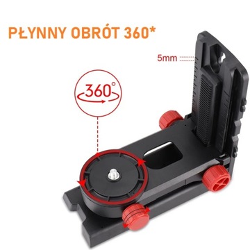 FIRECORE UCHWYT MAGNETYCZNY ŚCIENNY DO POZIOMIC LASEROWYCH