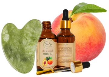 NATURALNY OLEJEK DO TWARZY NA GŁĘBOKIE ZMARSZCZKI NAWILŻA + kamień Gua Sha