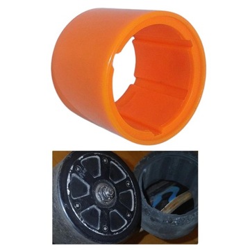 Electric Skateboard Motor Tire Skin, 70mm Orange