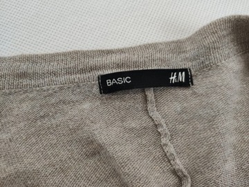 H&M BASIC LUŹNY SWETER NARZUTKA rozm L/XL