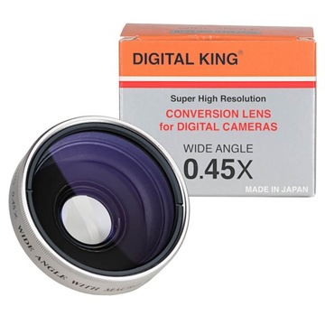 Konwerter 0.45X Digital King NT-25 25mm srebrny