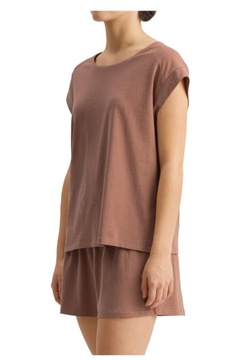 ATLANTIC bawełniana piżama damska model PLAIN NLP 468 *M* cappuccino