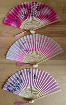 Элегантный деревянный бамбуковый веер с кисточкой LUX