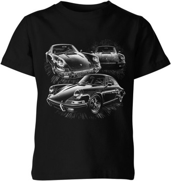 PORSCHE 911 KOSZULKA RETRO DZIECIĘCA VINTAGE 164 DLA DZIECI CHŁOPIĘCA