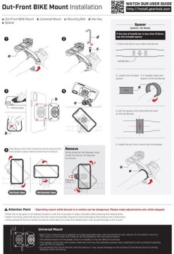 Передний держатель для велосипеда Spigen Gearlock Out — качество и безопасность