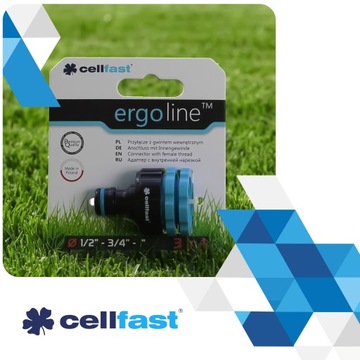 Соединитель для крана Шланг с резьбой Соединитель с резьбой IDEAL CELLFAST 1/2 дюйма 3/4 дюйма 1 дюйм