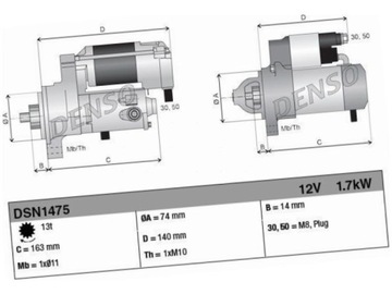 STARTÉR DENSO DSN1475
