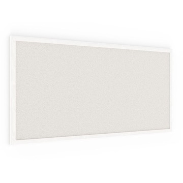 Пробковая доска белая пробка цвет 80х40 см деревянная рама покрытая лаком БЕЛЫЙ