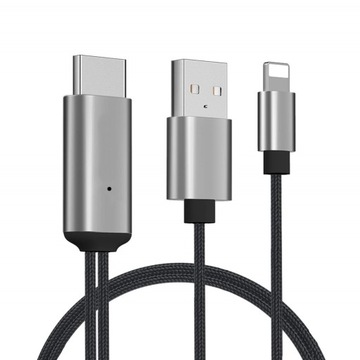 Mirrascreen MPIO HDMI / USB / Lightning 2m