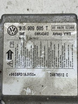 1K0909605T MODUL AIRBAG SEAT ALTEA XL 5P5 5P8 1.9 TDI 77KW